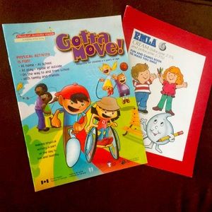 2 Kids Activity Books -Physical Activity & Fun & Games Book